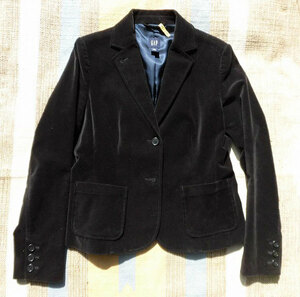 中古美品 GAP ギャップ / 3点セット ベルベット調・テーラードJKT / 3rdタイプ・デニムJKT / ドット柄ワンピース / Lサイズ