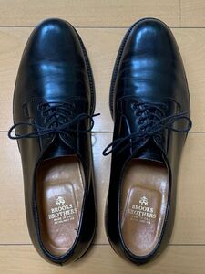 ブルックスブラザーズ BROOKS BROTHERS オールデン ALDEN 00069 プレーントゥ シューズ 11D 革靴 黒