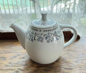 ノリタケ ブルーワルツ ポット ティーポット 60年代 昭和レトロ オールドノリタケ Noritake Blue Walts 日陶 日本製 茶器 急須