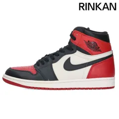 ナイキ  AIR JORDAN 1 RETRO HIGH OG BRED TOE 555088-610 エア ジョーダン1レトロハイオージーブレッドトゥスニーカー メンズ 29cm