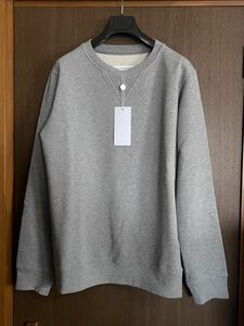 48新品 メゾンマルジェラ クラシック レギュラー スウェット シャツ 22SS size 48 M Maison Margiela 10メンズ 長袖 トレーナー グレー