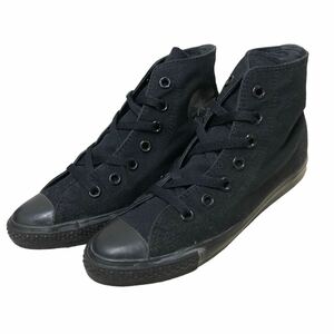 AF782 CONVERSE コンバースオールスター ハイカットスニーカー US3.5 22.5cm ブラック キャンバス