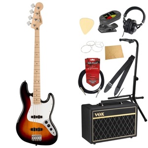 スクワイヤー/スクワイア Squier Affinity Series Jazz Bass 3TS エレキベース VOXアンプ付き 入門10点 初心者セット