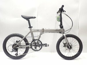 【未走行】 DAHON ダホン HORIZE Disc スティールグレー 折り畳み自転車 ミニベロ 8速 配送/来店引取可 ∩ 6EBEF-3