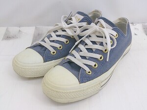 ◇ CONVERSE コンバース × earth music&ecology ALLSTAR 1CK707 スニーカー シューズ 24.5cm ブルー レディース P