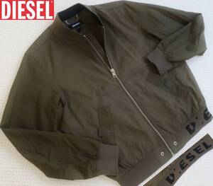 新品★ディーゼル DIESEL★MA-1★L2-B★ボマー ジャケット★フライトジャケット 軍ジャケ JKT★カーキ アウター L★353