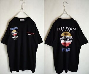 Superior Pure Power GASOLINE FILLING STATION☆COMMONTAGE ガソリン企業物 Tシャツ L