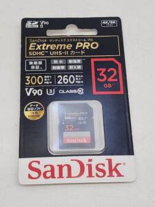 ★ R61015 新品 SanDisk Extreme PRO サンディスク エクストリーム プロ SDHC UHS-II SDカード 32GB SDSDXDK-032G-JNJIP ★