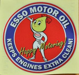 反射 ステッカー シール ESSO Vespa Lambretta MODS エッソ ベスパ ランブレッタ モッズ ENGLAND イギリス uk GB