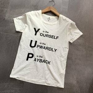 A ▼ 着心地抜群!! BEAUTY&YOUTH UNITED ARROWS ビューティーアンドユース コットン100% 半袖 プリント Tシャツ / カットソー size:M