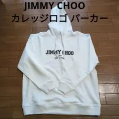 JIMMY CHOO　カレッジロゴ パーカー