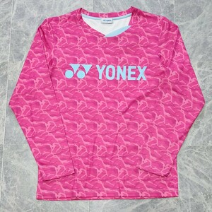 未使用タグ付き YONEX ヨネックス 総柄 ライト トレーナー Mサイズ ソフトテニス 大会限定 カモフラ 迷彩 ユニトレーナー ウェア