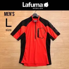 Lafuma ラフマ ハーフジップ Tシャツ L バイク ゴルフ Tシャツ