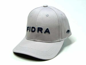 FIDRA フィドラ ゴルフ コットン ツイル キャップ #4 グレー 男女兼用 フリーサイズ 帽子 【新品未使用品】 ◆アウトレット◆