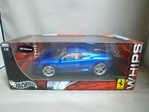 HW 1/18 フェラーリ 360 モデナ カスタム メタリックブルー Hotwheels Customized Ferrari Modena