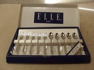 0440272s【簡易メ便】ELLE odeon カフェ フルーツセット 10pcs/エル オデオン/18-10ステンレス/カトラリー/箱入/保管品/簡易梱包ゆうパケ可