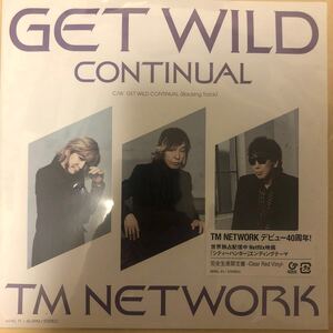 Get Wild Continual＜完全生産限定盤/Clear Red Vinyl＞　 TM NETWORK