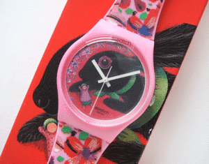 ★入手困難未使用品★SWATCH★2011干支モデル★ウサギ★電池交換済み動作中★MY RABBIT STORY★Chinese New Year 2011★GZ247