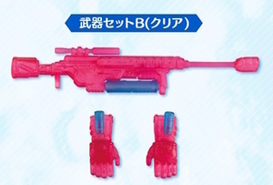 武器セットB(単品) AQUA SHOOTERS 12 GASHAPON ONLINE LIMITED ver. ガシャポンクエスト アクアシューターズ デスクトップアーミー