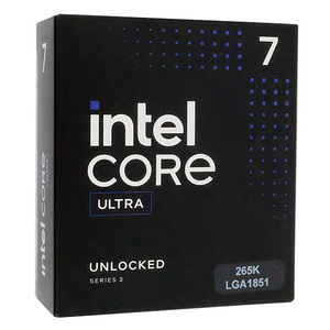 Core Ultra 7 265K 3.9GHz LGA1851 SRQCW [管理:1000029475]