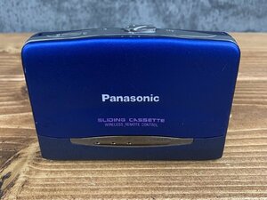 【H3-1203】Panasonic パナソニック ポータブルカセットプレーヤー ブルー系 RQ-S85 ジャンク 東京引取可【千円市場】