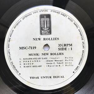 LP Indonesia「 New Rollies 」インドネシア Tropical City Jazzy Funk Pop 70