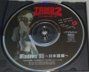 windows95 TOMB RAIDER 2 PCゲーム トゥームレイダー 2　日本語版 ディスクのみ