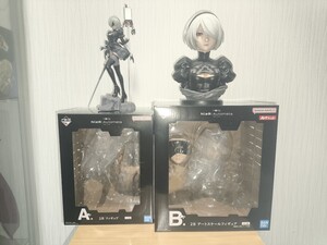 1円 まとめ売り 一番くじ NieR:Automata Ver1.1a A賞 2B フィギュア B賞 2B アートスケールフィギュア コンプセット ニーア