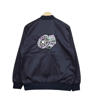 WC429 DESCENDANT ディセンダント CREEPER TWILL JACKET クリーパー ツイル ジャケット サイズ2 ネイビー KID BEARING 刺繍 ブルゾン /80