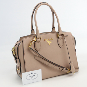 中古良品プラダPRADA 2WAYハンドバッグ レザー ブランド 1BA164 2EDV F0236 ランク：A us-2 レディース