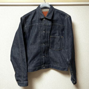 ノンウォッシュ 日本製 40s 復刻 LEVI’S 506 71506XX 40 M 美品 1st デニムジャケット カバーオール Gジャン 初代 ファースト 大戦モデル