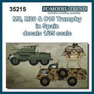 中古塗料・工具 1/35 アメリカ M8＆M20装甲車デカール(スペイン軍仕様) [FC35215]