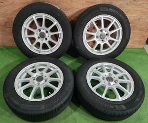 175/65R14 MICHELIN ENERGY SAVER 4【2019年】(社外アルミホイール) 14X5.5J ET45 4H/100 4本セット！コンパクトカー