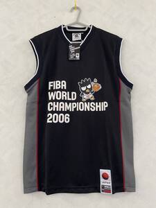 未使用品 バッドばつ丸 × FIBA WORLD CHAMPIONSHIP 2006 ゲームシャツ M BAD BADTZ-MARU サンリオ 2006年バスケットボール世界選手権