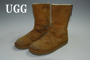 驚愕の最終価格！早い者勝ち！DS9251★ファン待望！王道名門傑作品★UGG・アグ★店頭即完売/シープスキン/ベージュ/防寒/ボア付/22.5cm