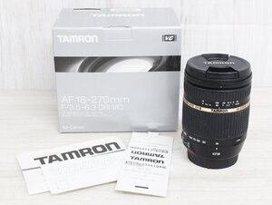 【行董】TAMRON タムロン AF18-270mm F/3.5-6.3 一眼レフ カメラレンズ キヤノン Canon 動作未確認 CO156ABC88