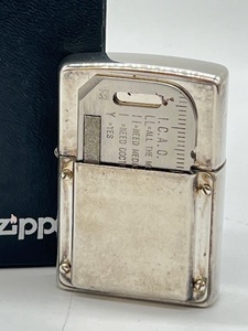 K2473■ Zippo ジッポー オイルライター L XV 1999年 I.C.A.O. サバイバルギア ライフセーバー ツール 喫煙具 ビンテージ シルバー カラー