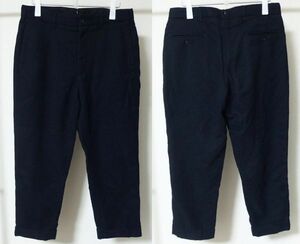 22AW Engineered Garments エンジニアードガーメンツ Andover Pant Polyester Serge アンドーバー パンツ M　紺 ポリエステルサージ