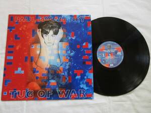 2401/LP/Paul McCartney/ポール・マッカートニー/Tug Of War/タッグ・オブ・ウォー/日本のファンに向けたメッシージ入りポスター付/国内盤