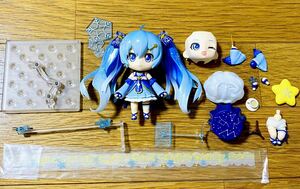 中古美品　余剰パーツ　ねんどろいど 雪ミク Twinkle Snow Ver. 雪ミク2017