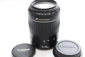 CANON ZOOM LENS EF 55-200mm 1:4.5-5.6USM Ⅱ　（良品） 08-12-21