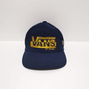 即決 90s VANS オールド バンズ 刺繍 6パネル CAP キャップ VINTAGE 日本製