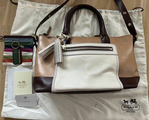 美品　COACH コーチ ハンドバッグ ショルダーバッグ