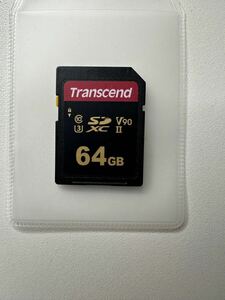 送料無料　 Transcend SDカード　SDXC V90 class10 64GB