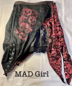 MAD Girlスカルレースミニスカート黒レアゴスロリゴシックV系レース