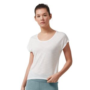 On Running Active-T Flow Women T-Shirt White(オン ランニング アクティブ-T フロー ホワイト）サイズL 新品未使用品