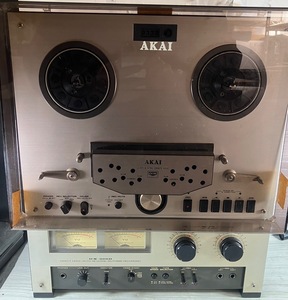 [12-46] 通電確認済み AKAI GX-266D アカイ オープンリールデッキ オーディオ機器 現状品