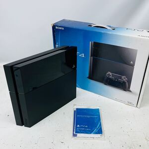 ☆1円〜☆ SONY ソニー PS4 500GB 本体 CUH-1000A FW11.02 ジェットブラック 箱付き PlayStation4 プレイステーション4 プレステ4 ①