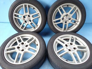 マーチ 12SR☆ 4H 100 6JJ +50 15インチ 日産純正 アルミホイール タイヤ 185/55R15