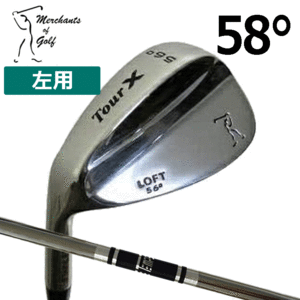 【レフティ】MARCHANT OF GOLF　TOUR X Wedge LH【ツアーX】【ウェッジ】【スチールシャフト】【左用】【ロフト：58度】